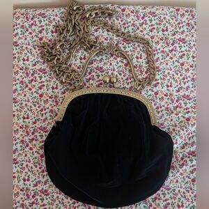 Elegant Green Velvet Women's Bag